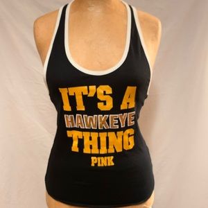 PINK VS Iowa Hawkeyes Tank top NWT